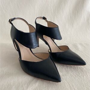 Nicholas Kirkwood pointed toe leather sling back heels